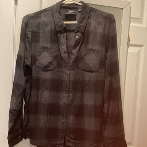 Plaid Harley Davidson button up